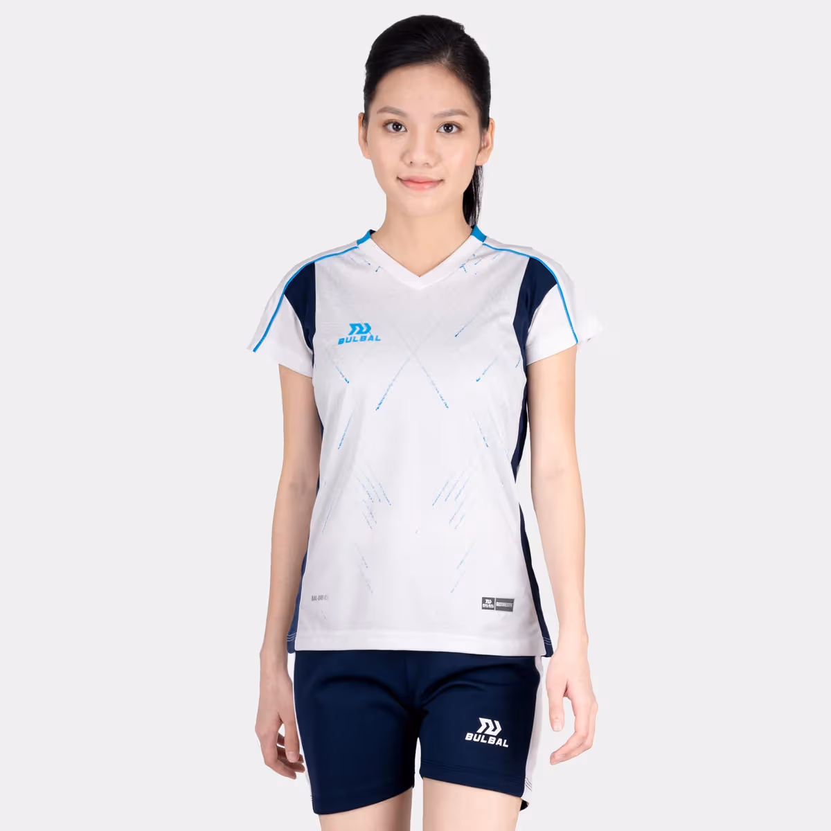 Bộ Quần Áo Bóng Chuyền Nữ Bulbal Netto Trắng