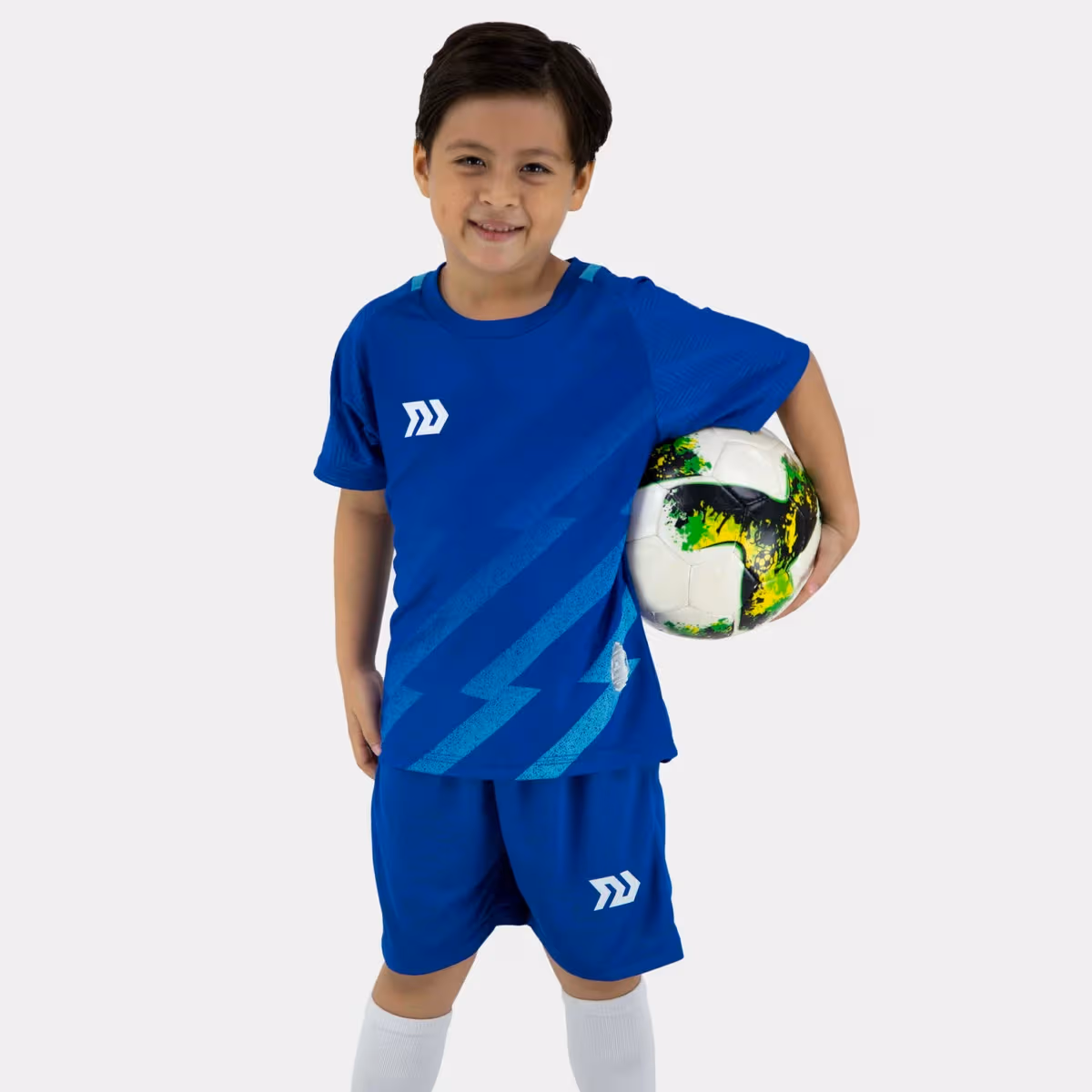 Bộ Quần Áo Bóng Đá Trẻ Em Bulbal Flash Kid Xanh Bích