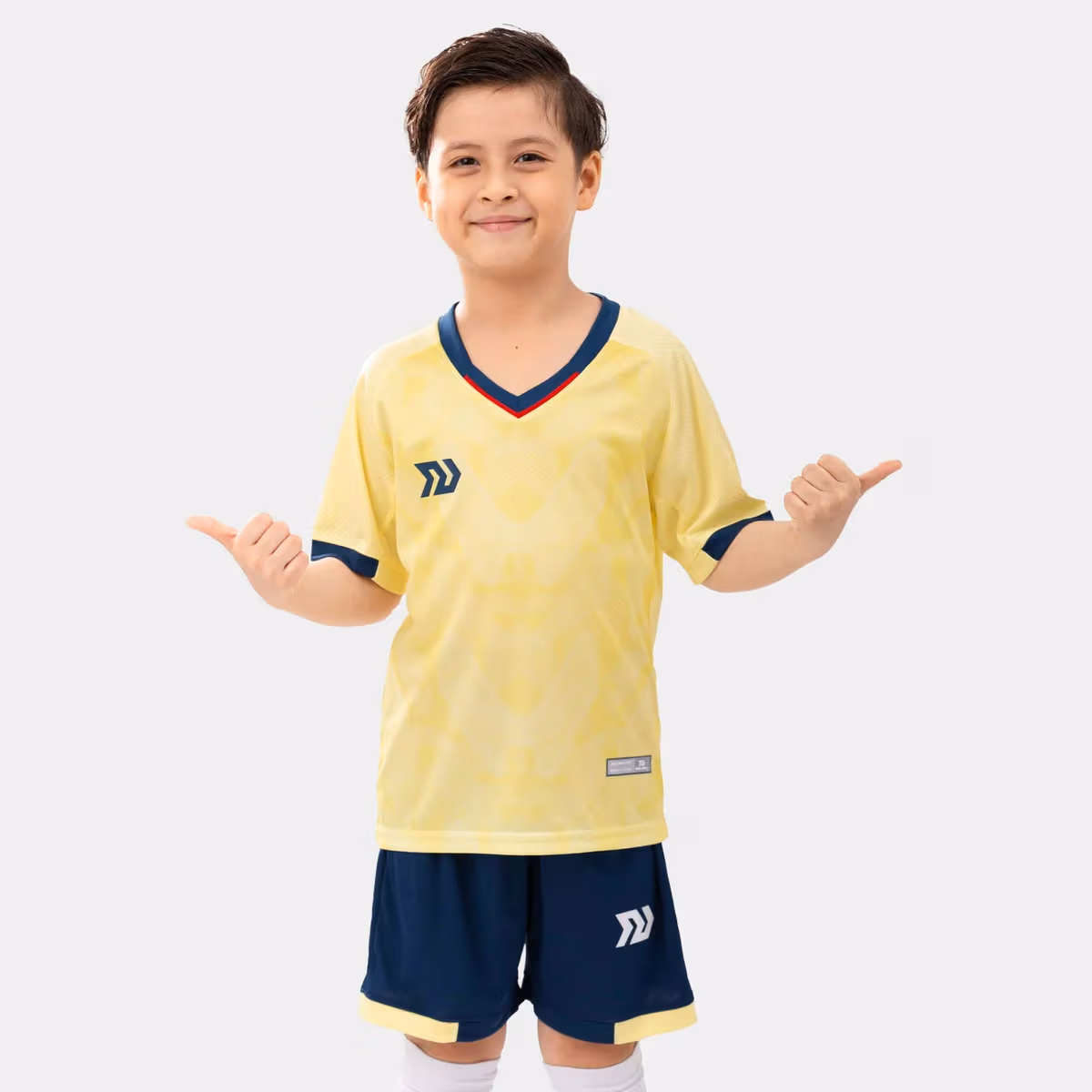 Bộ Quần Áo Bóng Đá Trẻ Em Bulbal Predator 3 Vàng Be