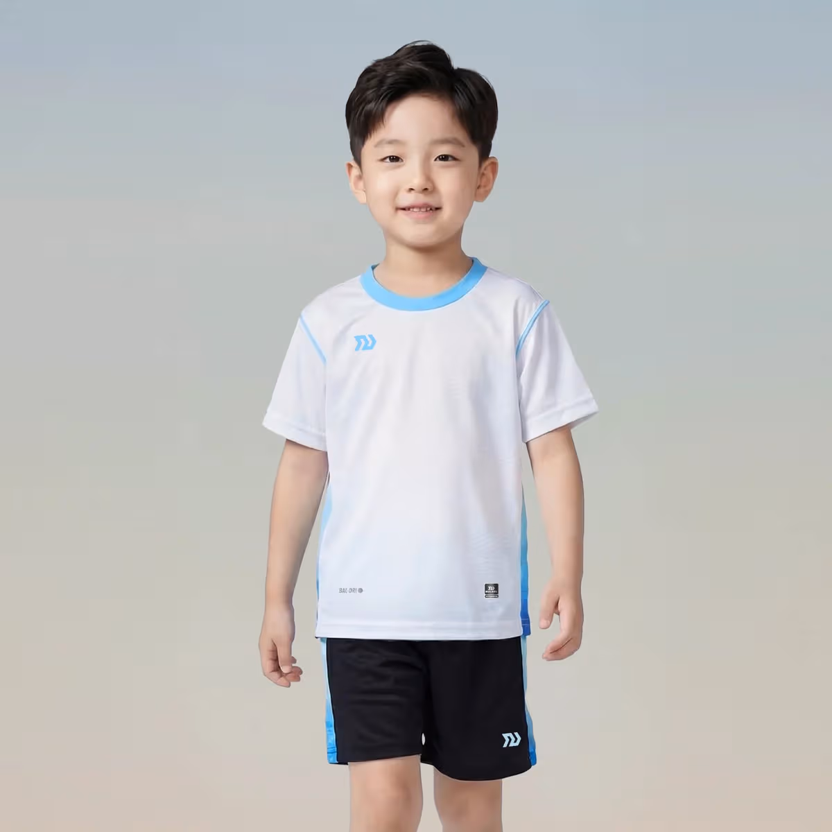 Bộ Quần Áo Bóng Đá Trẻ Em Bulbal Sonic 3 Trắng Thiên Thanh