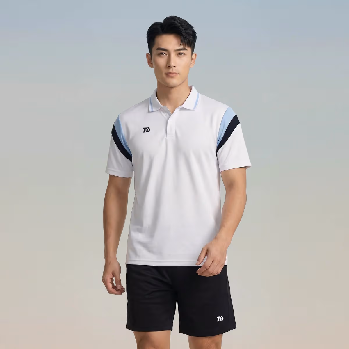Áo Polo Thể Thao Nam Bulbal Pawn Trắng Biển