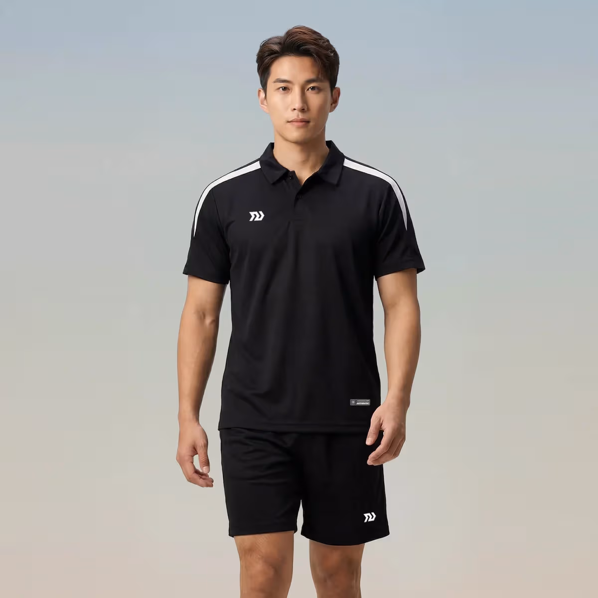 Áo Polo Thể Thao Nam Bulbal Knight Đen