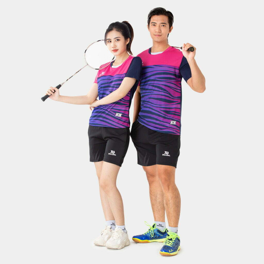 ÁO CẦU LÔNG NỮ BULBAL BAT1002 HỒNG TÍM