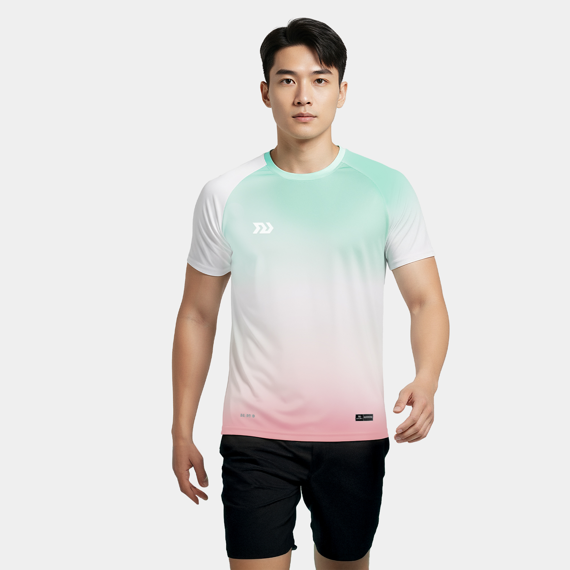 Áo Thun Thể Thao Nam Bulbal Tripula Xanh Hồng